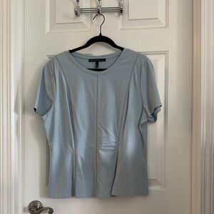 White House Black Market Light Blue Blouse